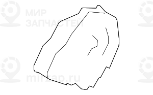 замок в сборе, правый передний BMW 51217149436