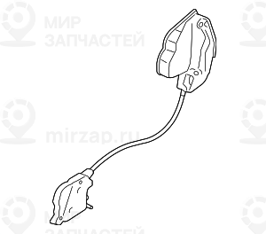 Замок в сборе П BMW 51217276544