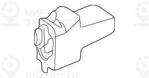 Заглушка ограничителя двери Зд BMW 51227018896