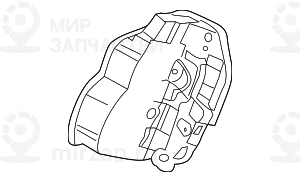 замок в сборе правый задний SCA BMW 51227202158
