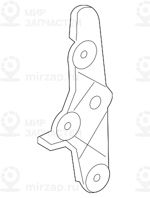Комбинированный держатель! заменен на 51239150273 BMW 51237071707