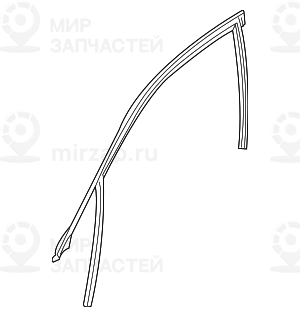 Направляющая стекла Л Пд BMW 51338223831