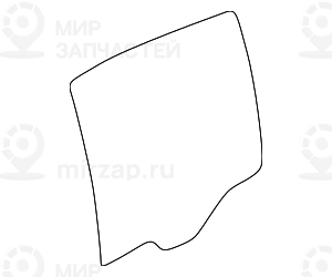 Боковое стекло П Зд двери зеленое BMW 51357007512