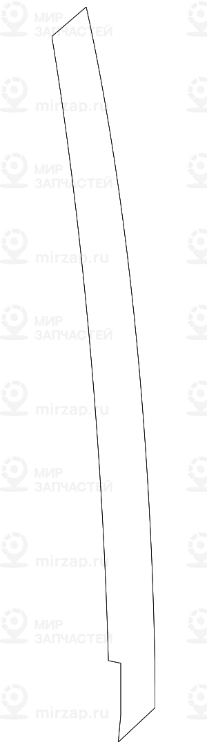 Накладка центральной стойки Л ! заменен на 51377453299 BMW 51377119193