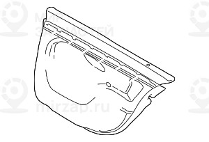 обшивка двери Л Зд SCHWARZ BMW 51427139933