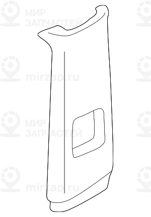 Облицовка стойки Л Ср Вх с ITS SANDBEIGE BMW 51437013939
