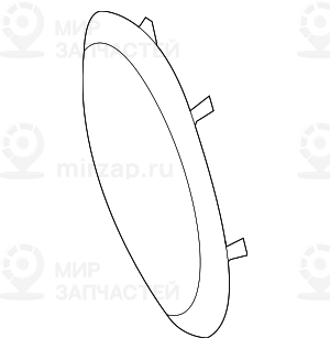 Накладка динамика Л Зд BASALTGRAU BMW 51437115491