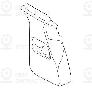Накладка Центральной Стойки Alcantara Л BMW 51438079637