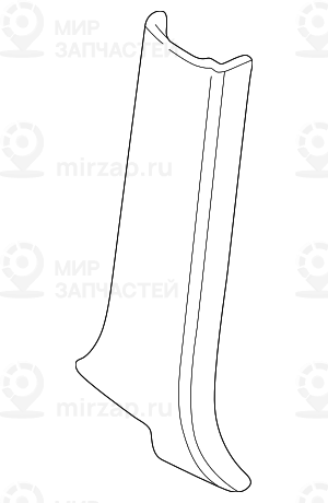 Облицовка стойки П Ср Нж HELLBEIGE 2 BMW 51438259254