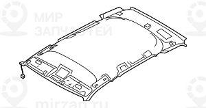 Потолок панорамной крыши GRAU BMW 51443420645