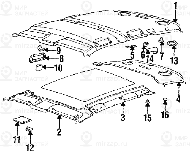 Накладка динамика SILBERGRAU BMW 51448120953