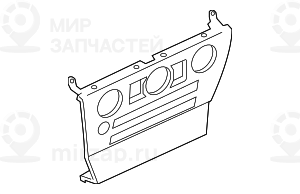 Декоративная накладка панели приборов Ср BIRKE GRAU BMW 51457073998