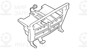 Функциональный кронштейн панели приборов BMW 51458261060