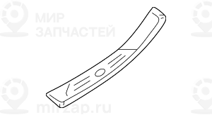 Накладка порога Л Зд DARK SILVER BMW 51477051873