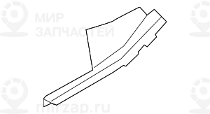 Защитная планка порога Л Зд Внутр SCHWARZ ! заменен на 51477344559 BMW 51479121913