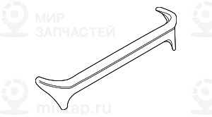 Задний спойлер грунтованный 754 BMW 51627966293
