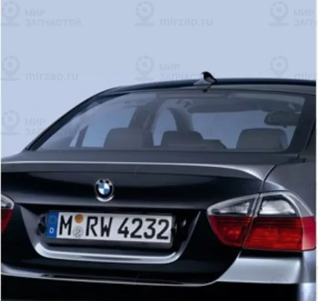 Задний спойлер окрашенный SCHWARZ UNI ! заменен на 51710396344 BMW 51710398730