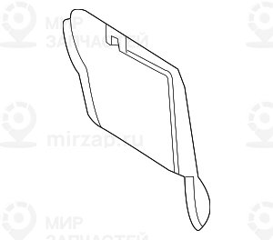 Кожух колесной ниши П Пд BMW 51717027448