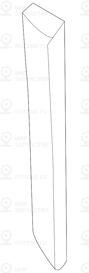 Уплотнитель стойки щита передка Л BMW 51718218853