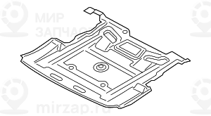 Экран моторного отсека Пд 4WD! заменен на 51757185112 BMW 51757209823