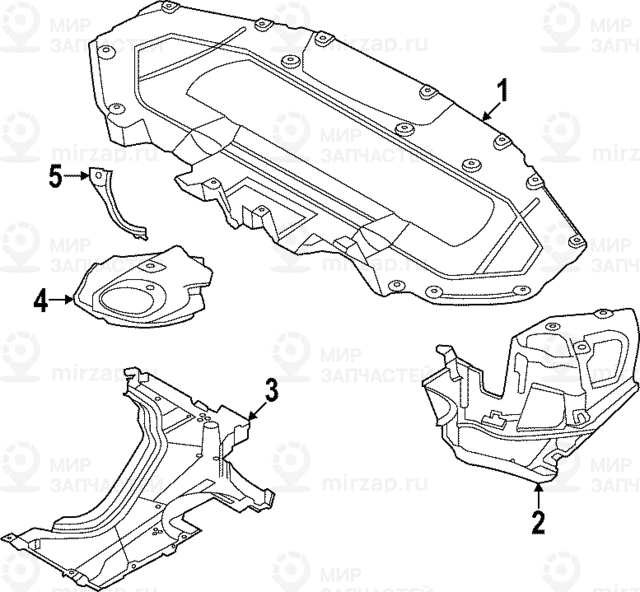Запчасть BMW 51757340181