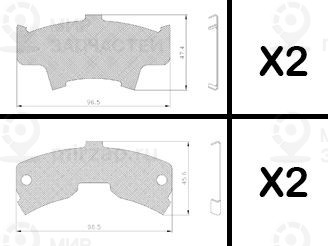 Запчасть FRENKIT 940060