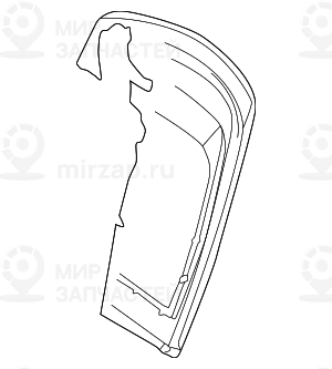 Задняя панель с сетчатым карманом П SCHWARZ BMW 52108255674