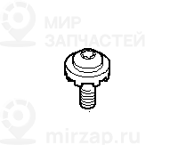 Болт Torx с шайбой ISA M5X10 BMW 54121907282