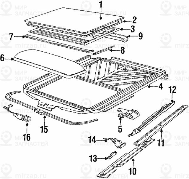 Направляющая труба BMW 54121944285