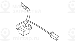 Минусовой провод аккумуляторной батареи IBS! заменен на 61129184203 BMW 61129164346