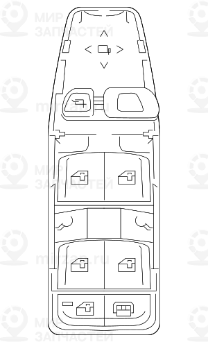Bedieneinheit Schaltzentrum Tьr BMW 61316832729