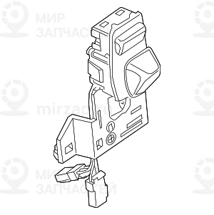 Выключатель регулировки рулевой колонки! заменен на 61316947786 BMW 61316918010