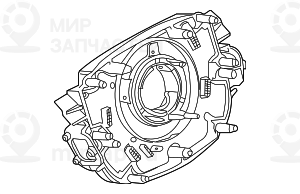 Коммутационный центр в рулевой колонке ! заменен на 61319289173 BMW 61319138467