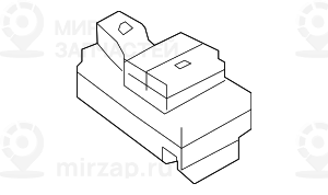 Выключатель стеклоподъемников Зд ! заменен на 61319352183 BMW 61319204862