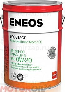 ENEOS Ecostage SN 0W-20 20 л. GANZ 8801252022039