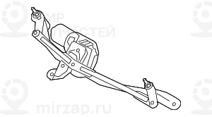 Рычажный механизма стеклоочист.с двигат! заменен на 61617306271 BMW 61617251300
