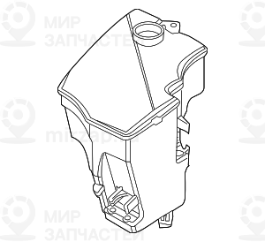 Бачок системы омывателей фар BMW 61663403212