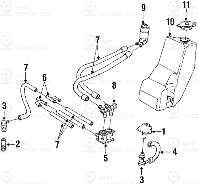 Бачок для охлаждающей жидкости 8,5L BMW 61671391590