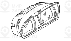 Комбинация приборов незакодированная MPH BMW 62103451595