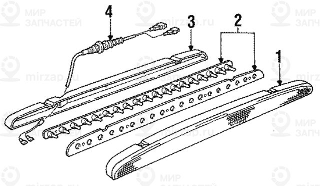 Рассеиватель BMW 63258355032