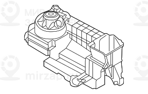 пустой корпус заднего кондиционера BMW 64106907742