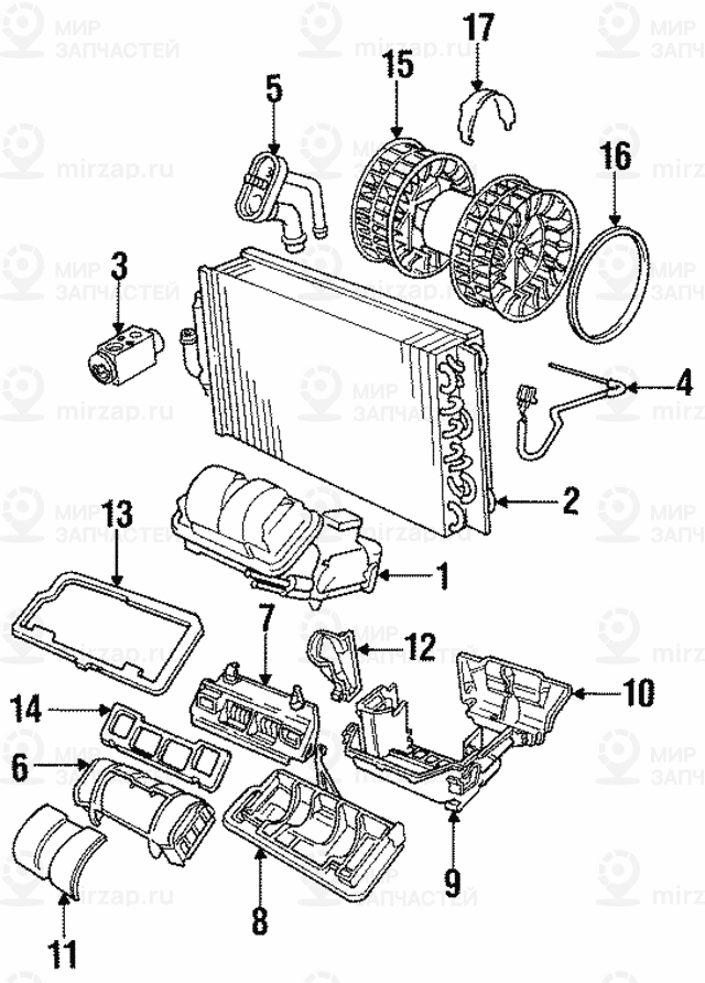 Корпус, верхняя часть BMW 64111374394