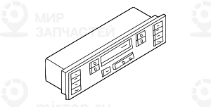 Панель управления автом.сист.кондицион. BMW 64116972163
