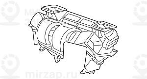 Пустой корпус блока отопителя/кондицион. BMW 64118385565