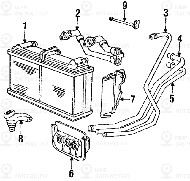 Резиновая втулка BMW 64118390864