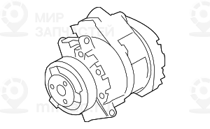 Оборотный компрессор кондиционера! заменен на 64509192317 BMW 64529195977
