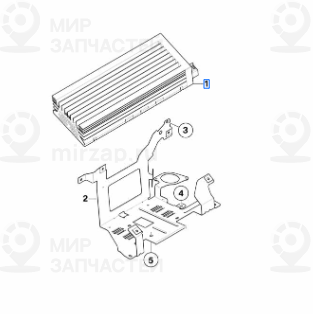 Запчасть BMW 65127851364