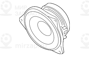 СЧ-динамик системы Top-HiFi ! заменен на 65139368386 BMW 65139169693