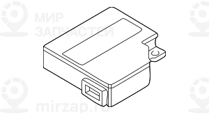 ЭБУ НПБ/ боковой НПБ незакодированный! заменен на 65776933238 BMW 65776912755