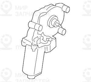 Привод стеклоподъемника Л BMW 67627304521